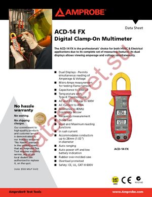 ACD-14 FX datasheet  
